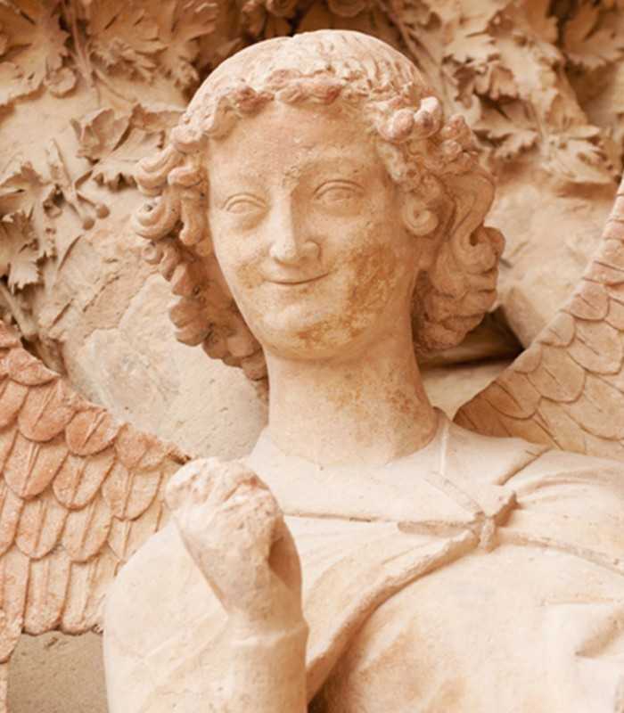 Reims Cathedral stop on a private guided Champagne excursion from Paris.