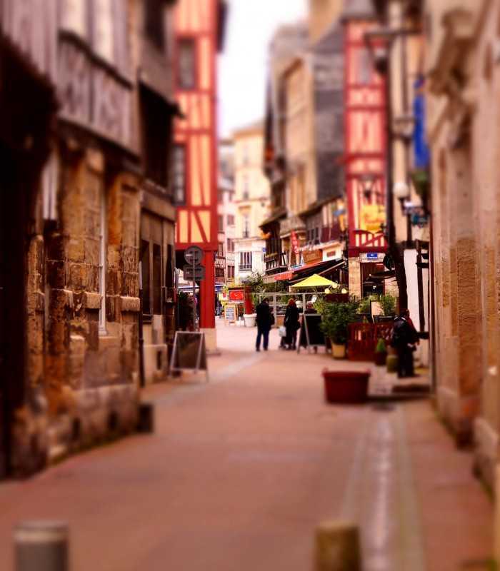 Historic streets of Rouen and Honfleur’s harbor visited on a private guided visit from Paris