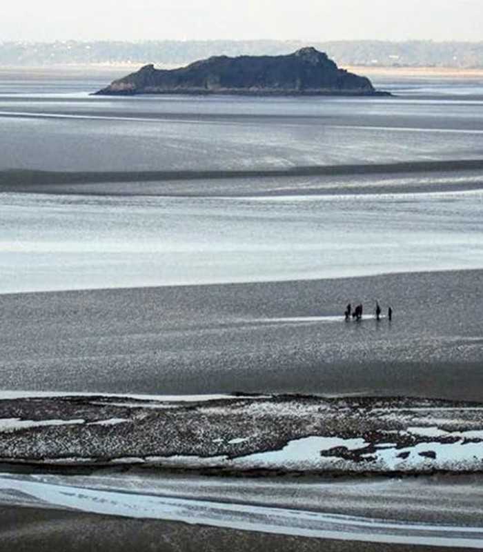 Mont Saint-Michel view during a 3-day Normandy tour including the D-Day landing beaches