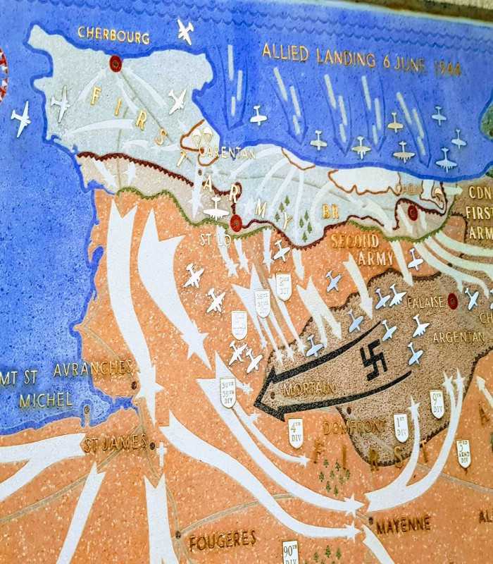 Private Normandy tour across two days featuring Mont Saint-Michel and the D-Day battlefields