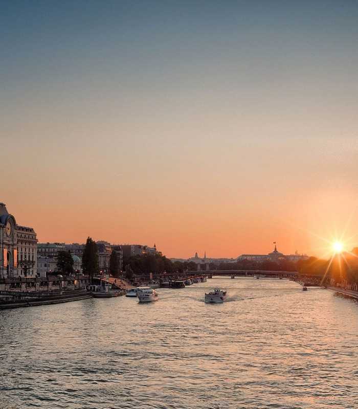 Exterior view of Musée d’Orsay from the Seine River in Paris during a private guided tour